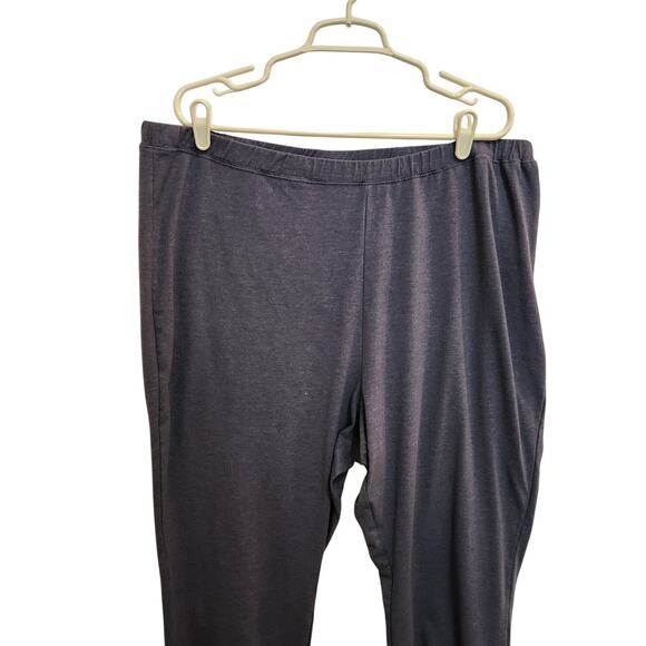 Woman Within Elastic Waist Pull On Skinny High Rise Leggings Casual Gray Size 2X - Picture 3 of 7